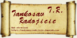 Tankosav Radojičić vizit kartica